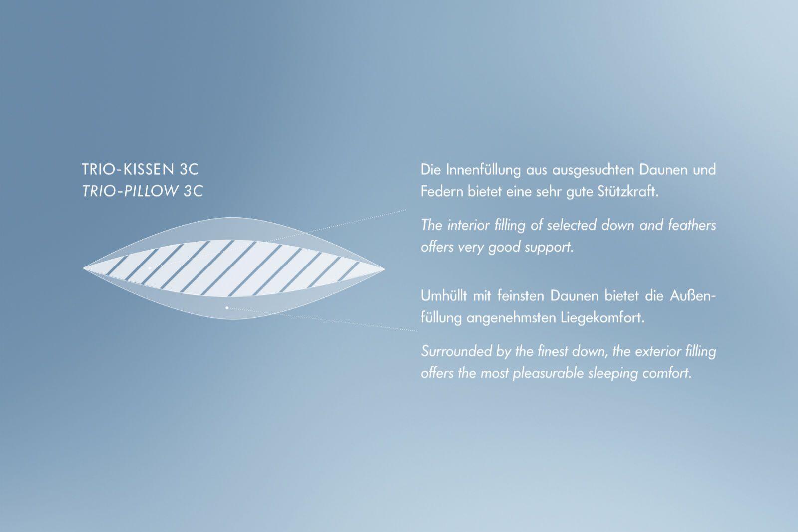 Пуховая подушка EDITION 3C KISSEN