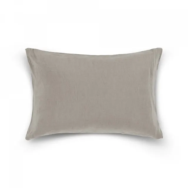 Пара льяных наволочек WRINKLE WASHED HAMAM 50*70 см (дым)