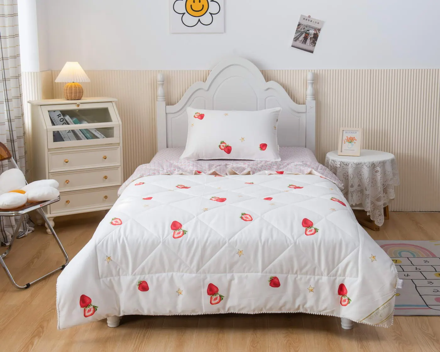ДЕТСКИЙ КОМПЛЕКТ STRAWBERRY (БЕЛЫЙ)