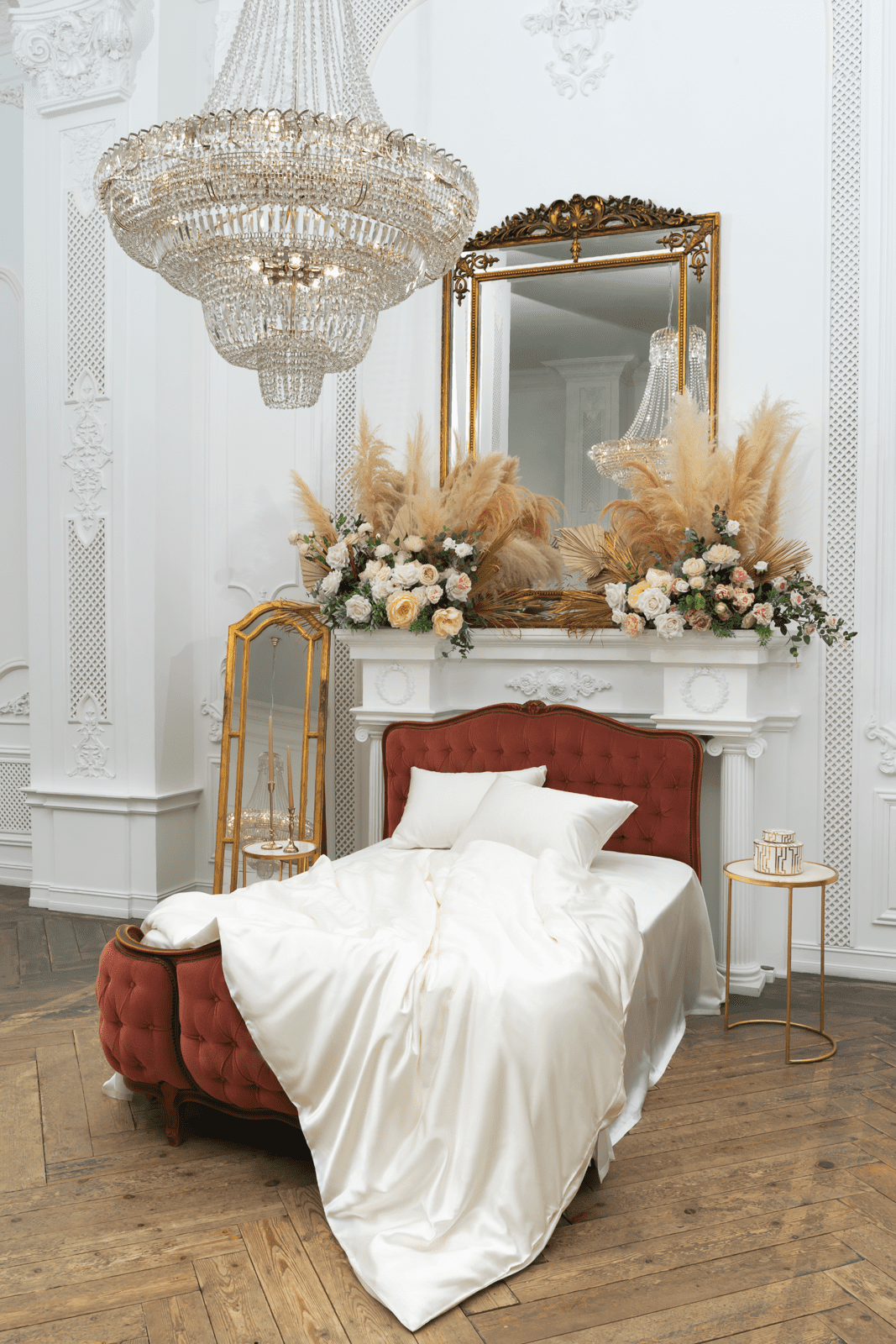 7-6 Шелковый пододеяльник CREAMY WHITE GRASS