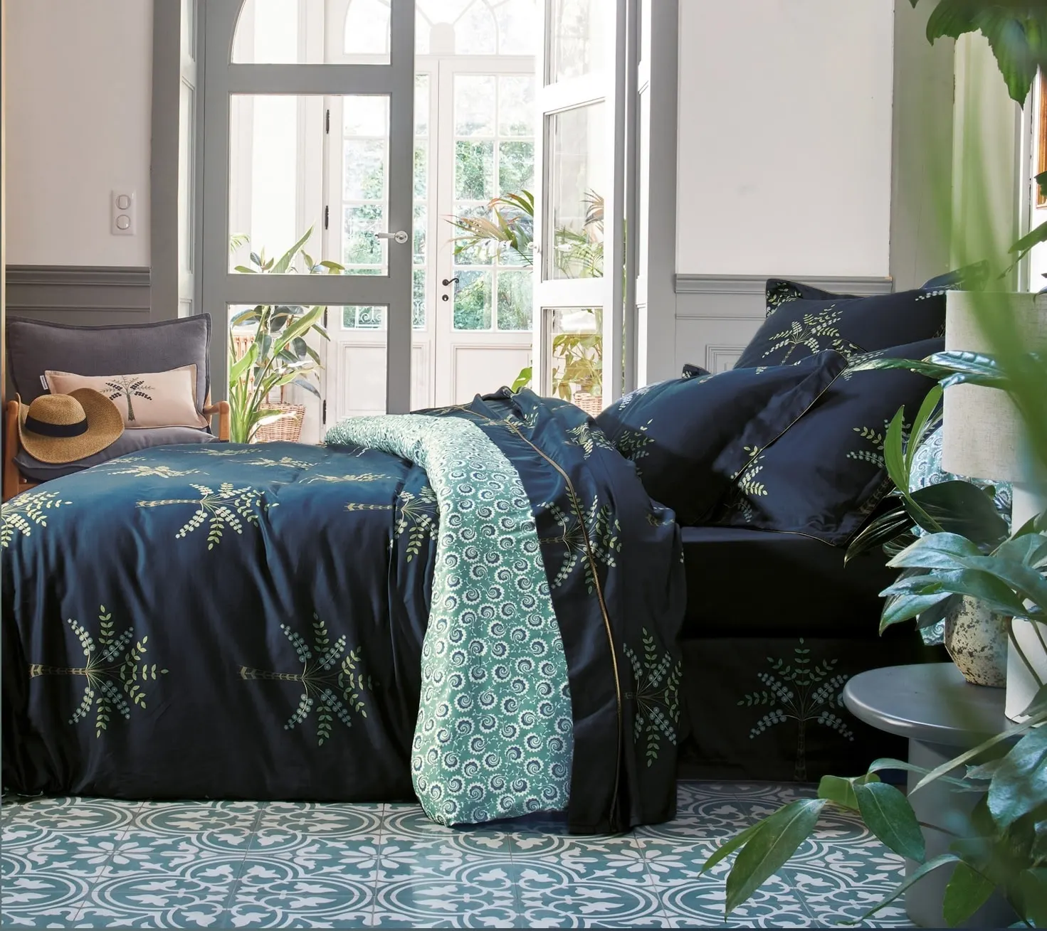 Постельное белье PALME GROVE NUIT BLANC DES VOSGES